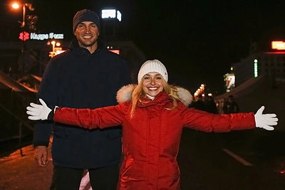 Vladimiro Klyčko sužadėtinė aktorė Hayden Panettiere Ukrainoje reiškė paramą protestuotojams