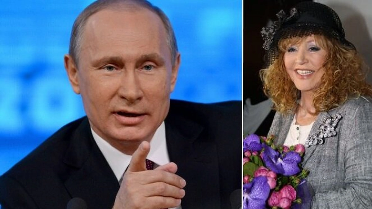 Vladimiras Putinas ir Ala Pugačiova