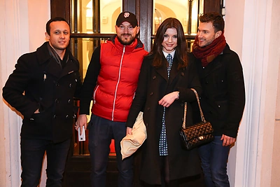 Emilis Jaškevičius, Donatas Baumila, Karina Stungytė ir Vaidas Baumila