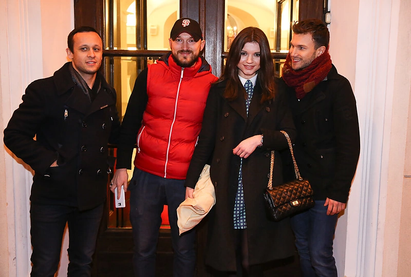 Emilis Jaškevičius, Donatas Baumila, Karina Stungytė ir Vaidas Baumila