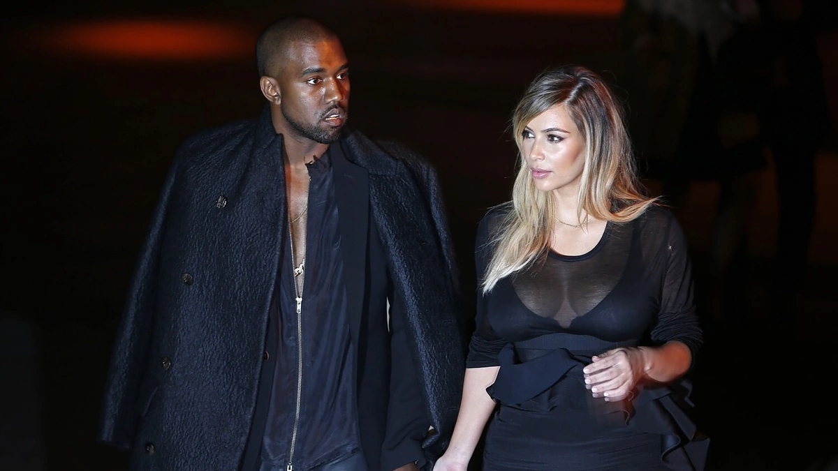 Kim Kardashian ir Kanye Westas