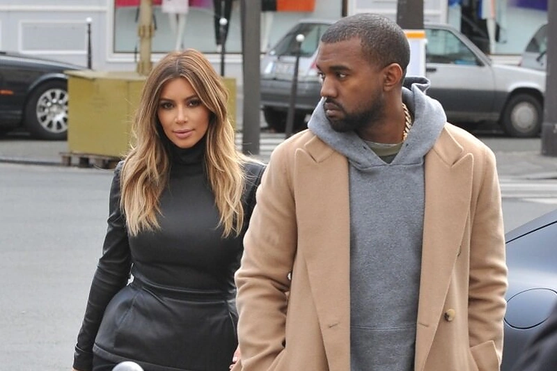 Kim Kardashian ir Kanye Westas