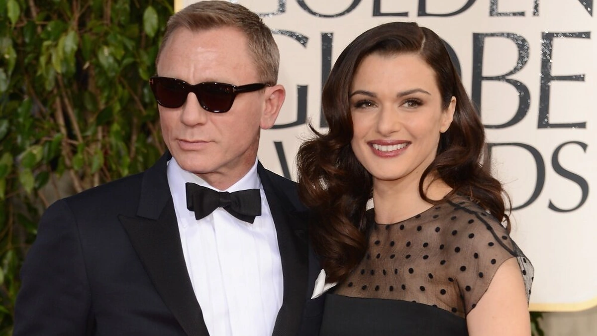 Danielis Craigas su žmona Rachel Weisz