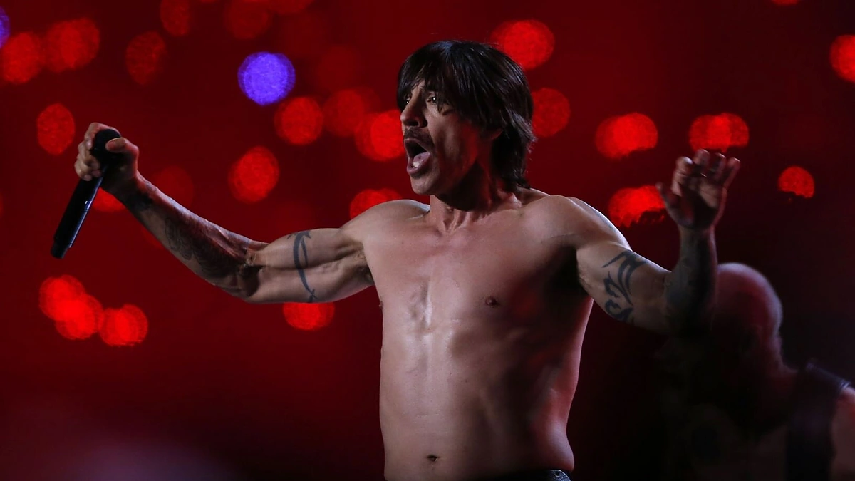 Anthony Kiedis iš grupės „Red Hot Chili Peppers“