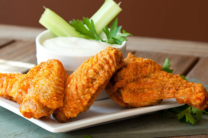 Traškūs viščiukų sparneliai