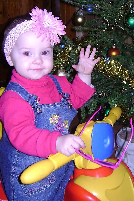 Elenos ir Rolando dukrytė Vanesa