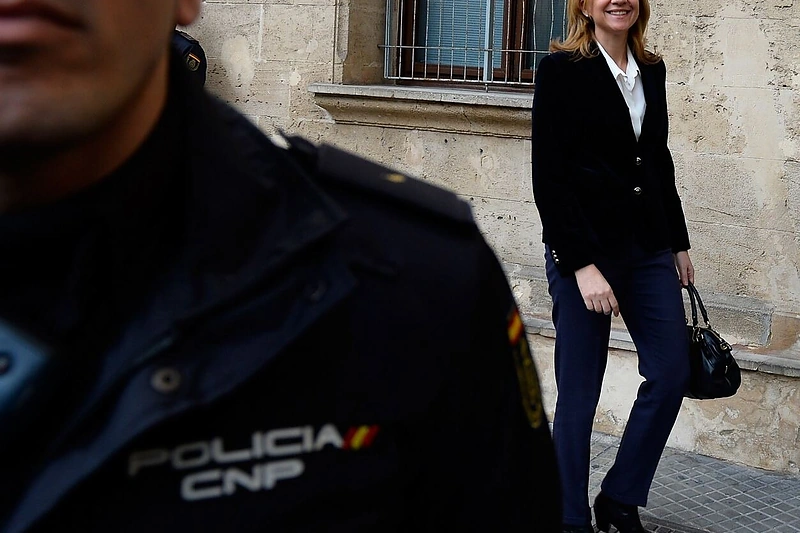 Princesė Cristina atvyko į teismą