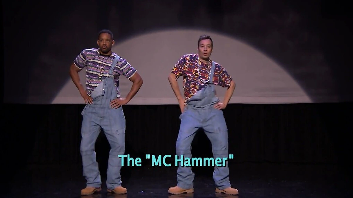 Willas Smithas ir Jimmy Fallonas