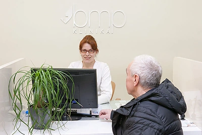 Juozas Petkevičius apsilankė klinikoje