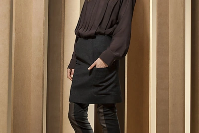 Ramunės Piekautaitės ruduo-žiema kolekcijos modelis