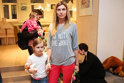 Laura Čepukaitė su dukra