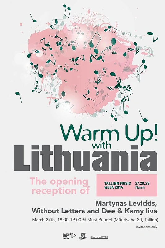 „Warm Up! with Lithuania“ plakatas