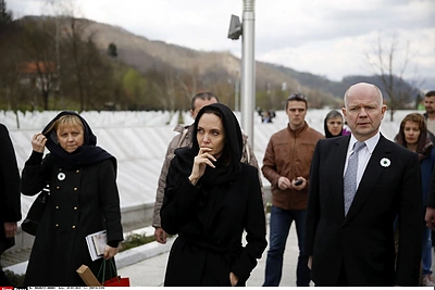 Angelina Jolie ir Williamas Hague