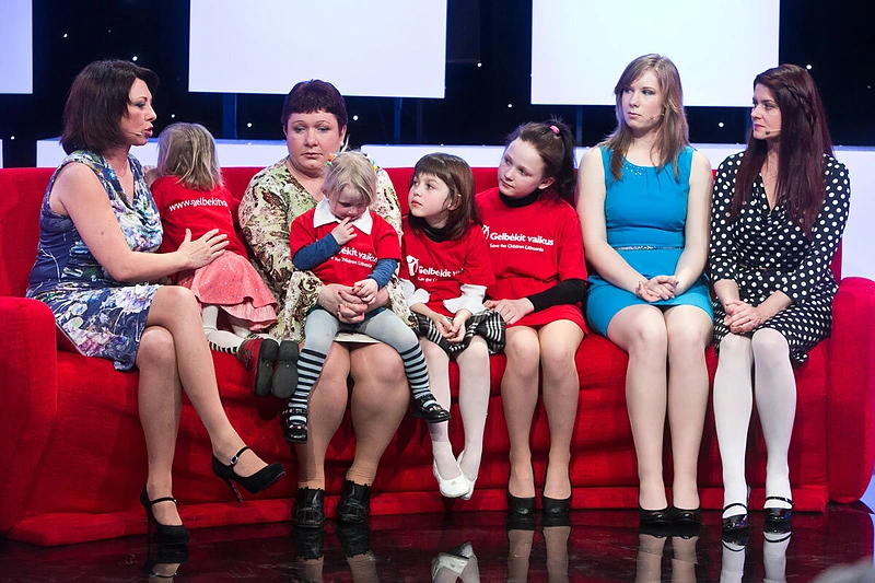 Koncerto „Gelbėkit vaikus“ akimirka