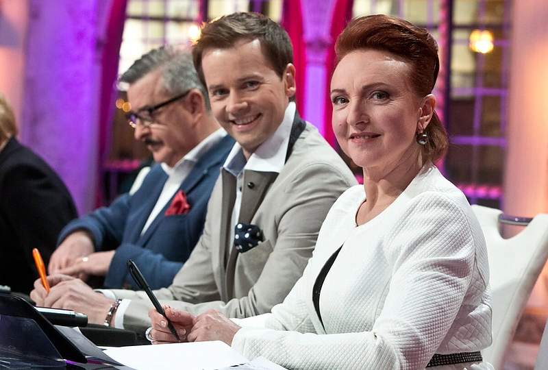 „Šokiai ant ledo“ filmavimo akimirka