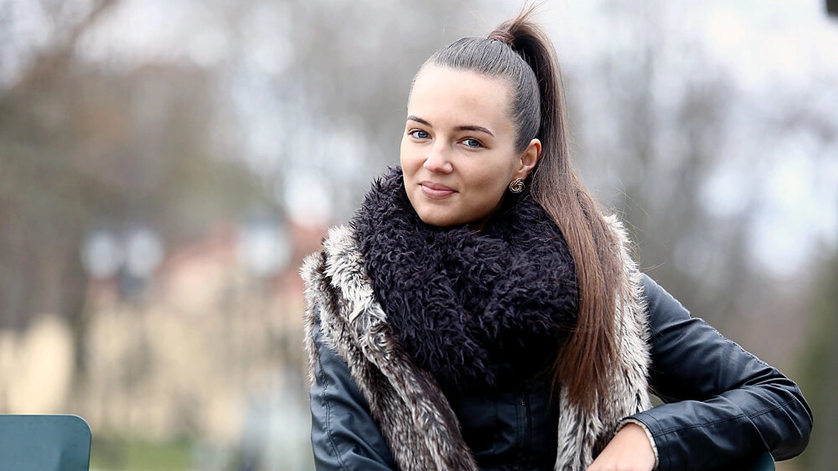 Simona Burbaitė be makiažo