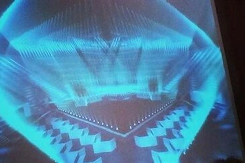 „Eurovizijos“ scena „B&W-Hallerne“ arenoje