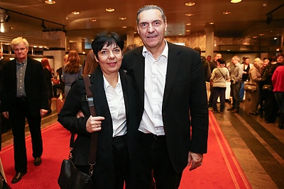 Algirdas Kaušpėdas su žmona Vilija