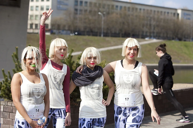 „Fresh madingo bėgimo 2014“ akimirka