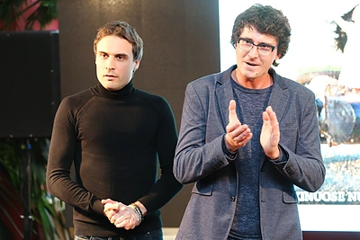 Mantas Jankavičius ir Ričardas Marcinkus