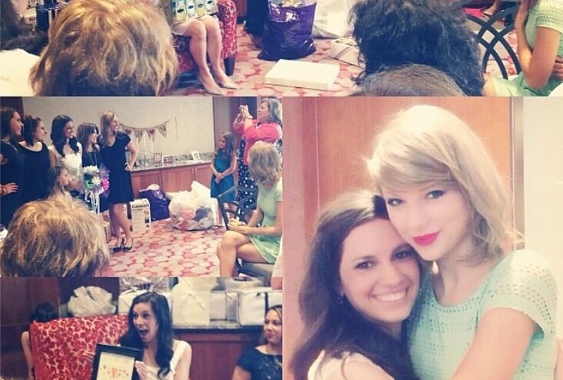 Taylor Swift savo gerbėjos Genos mergvakaryje