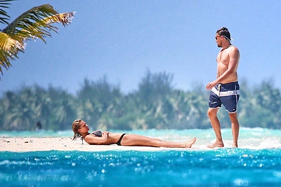 Leonardo DiCaprio ir Toni Garrn