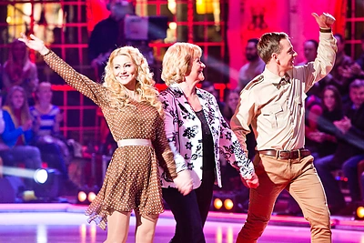 „Šokių ant ledo“ finalo akimirka