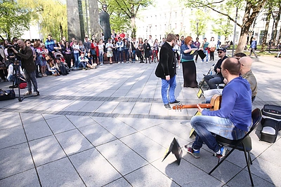 Gerbėjų dienos akimirka