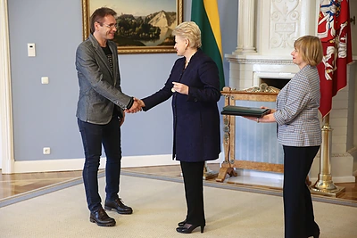 Marijus Mikutavičius ir Dalia Grybauskaitė