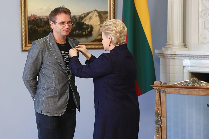 Marijus Mikutavičius ir Dalia Grybauskaitė