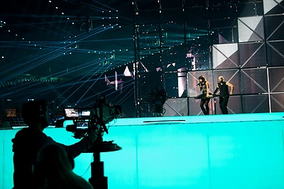 Vilijos Matačiūnaitės repeticijos akimirka