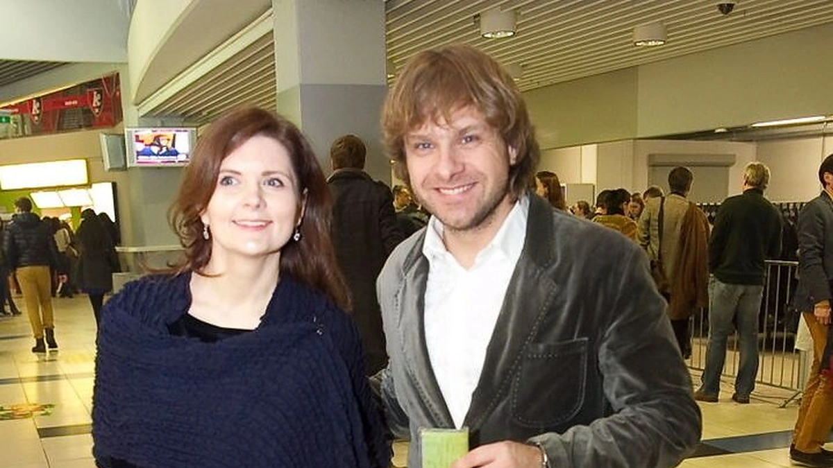 Benediktas Vanagas su žmona Giedre