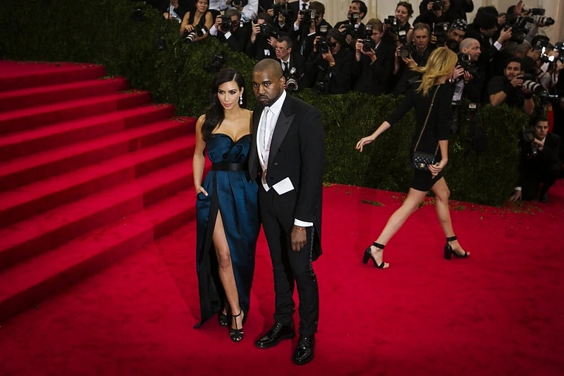 Kim Kardashian ir Kanye Westas