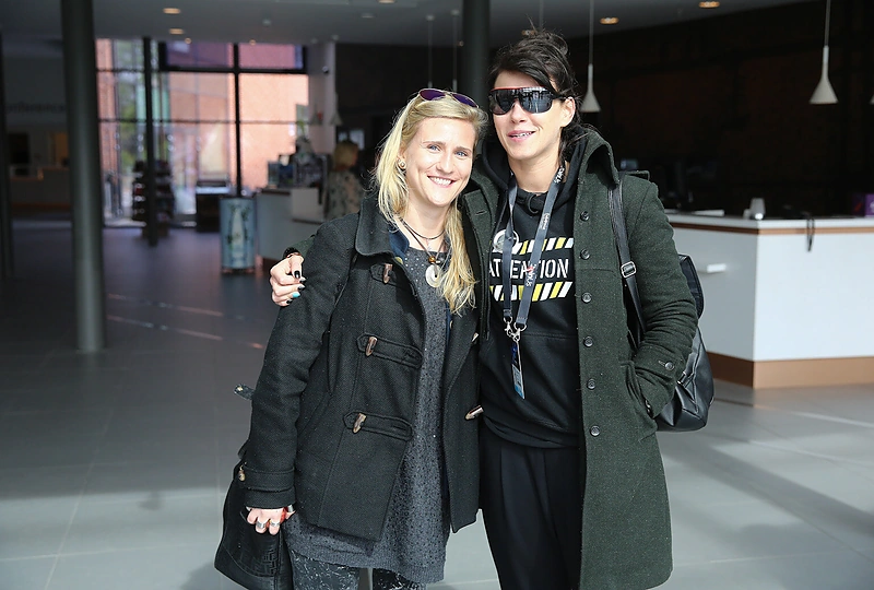 Vilija Matačiūnaite su seserimi Asta