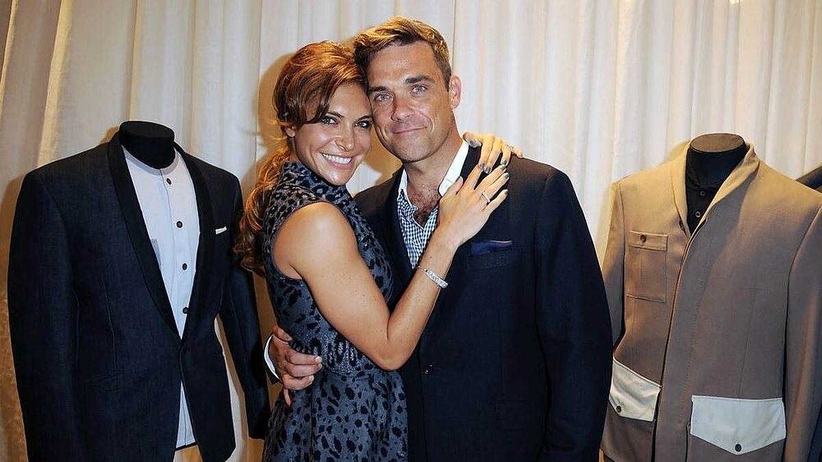 Ayda Field ir Robbie Williamsas