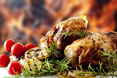 Šv. Kalėdos pagal Ruslaną Bolgovą: keptas viščiukas su 5 skirtingais įdarais