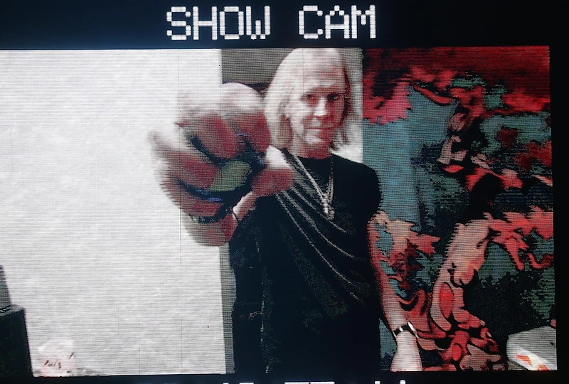 „Aerosmith“ koncerto akimirka