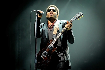 Lenny Kravitzo koncerte Vilniuje – holivudinė scena