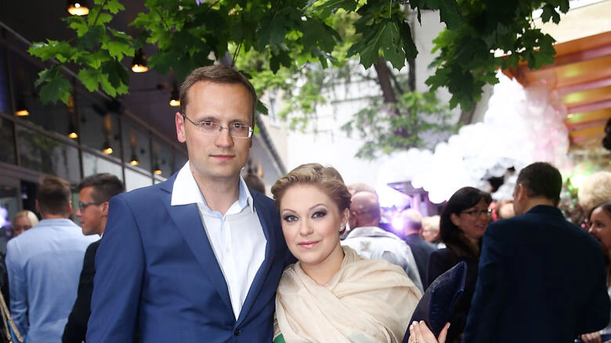 Agnė Grigaliūnienė su vyru Simonu