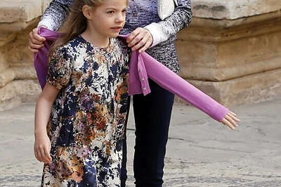 Princesė Letizia su dukra Sofia