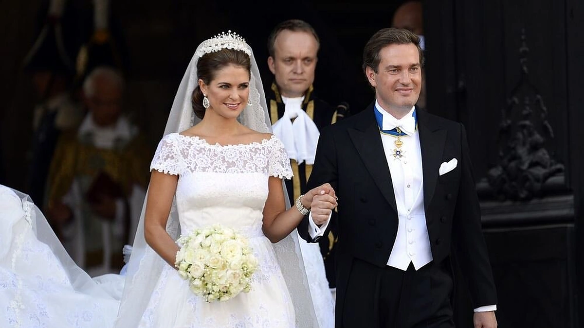 Švedijos princesė Madeleine ir Chrisas O'Neillas