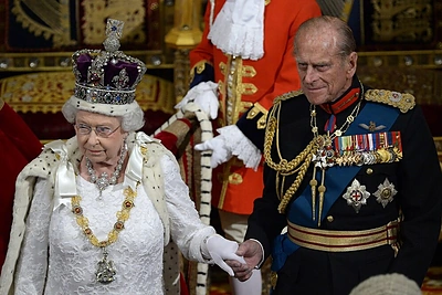 Karalienė Elizabeth II ir princas Philipas