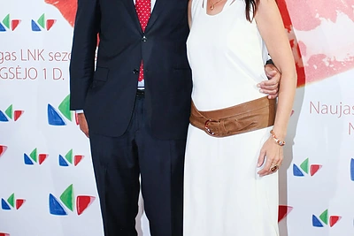 Gintaras Ruplėnas su žmona Dalia / BFL/Tomo Lukšio nuotr.