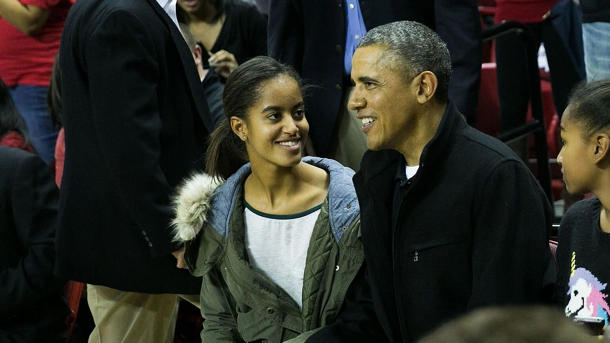 Barackas Obama su dukra Malia