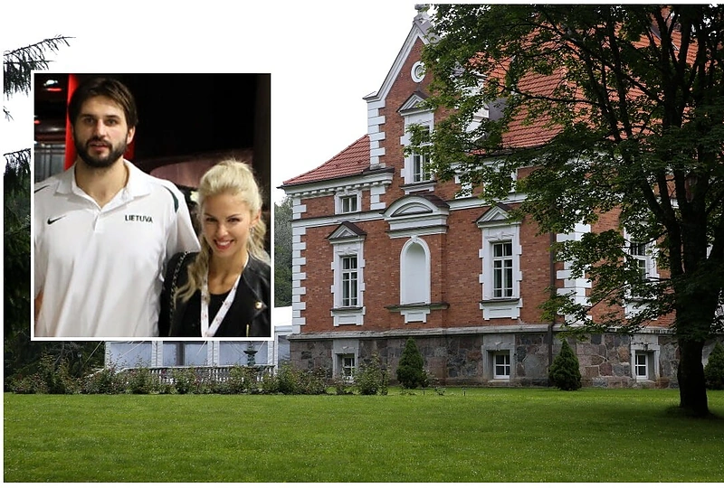 Linas Kleiza ir Agneta Karalevičiūtė vestuvių puotą iškėlė Šešuolėlių dvare