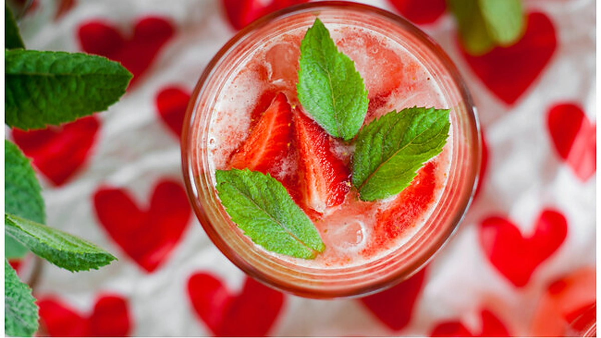 Naminis braškinis limonadas