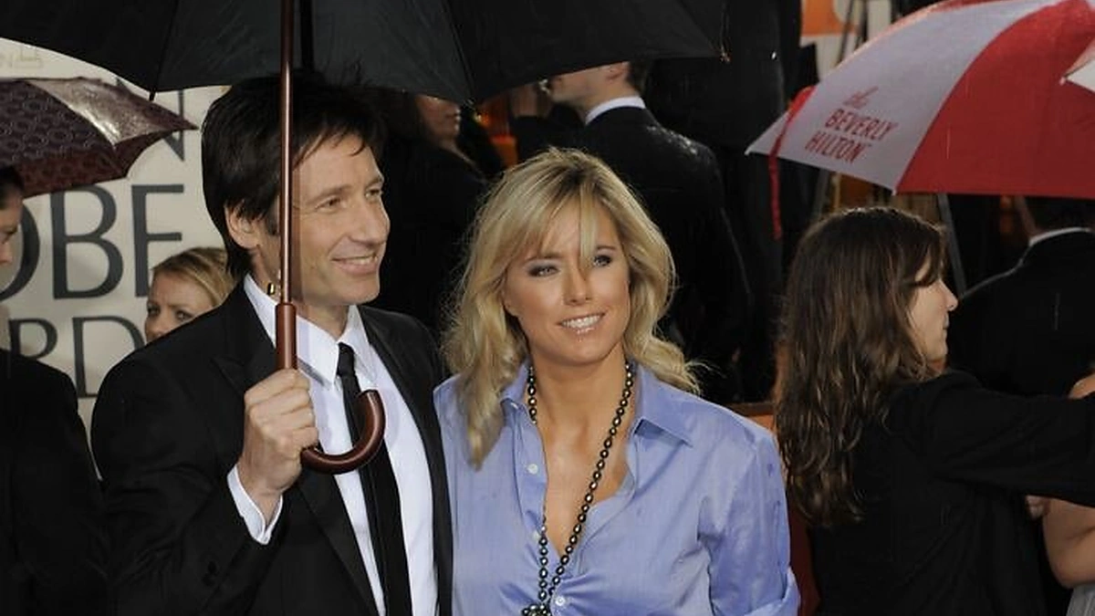 Davidas Duchovny ir Tea Leoni