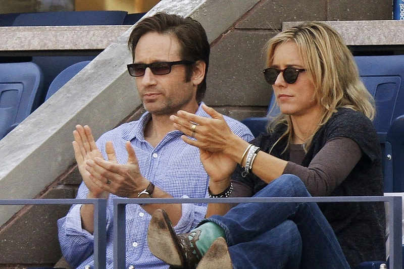 Davidas Duchovny ir Tea Leoni