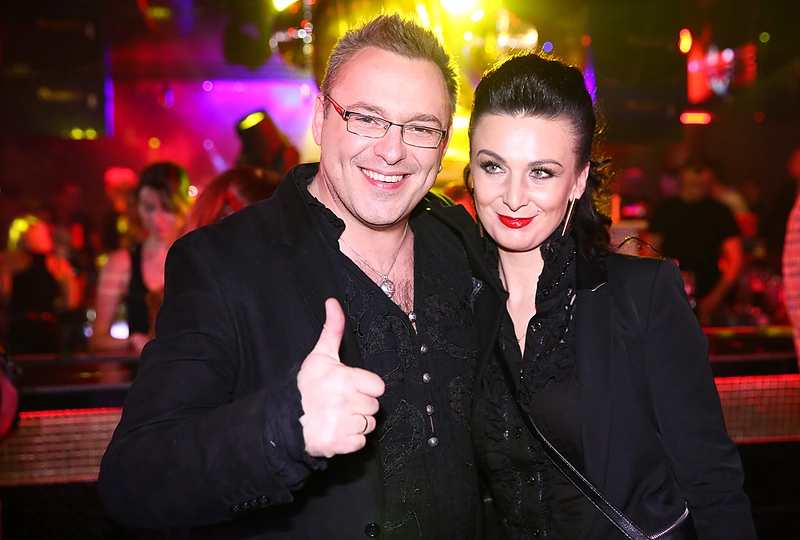 Egmontas Bžeskas su žmona Reda / Lukas Balandis / BNS nuotr.