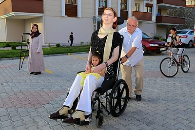 Rumeysa Gelgi su tėvu